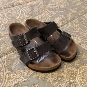 Birkenstock Arizona Brown Suede Women’s Sz 38 US 7-7.5 Regular